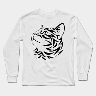 Tattoo Cat Long Sleeve T-Shirt